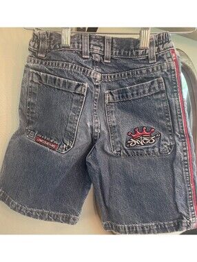 Vintage Boys JNCO Jeans Denim Shorts Size 6